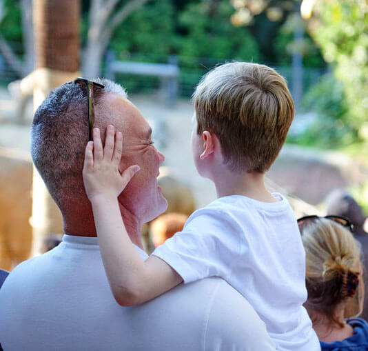 Father and son.